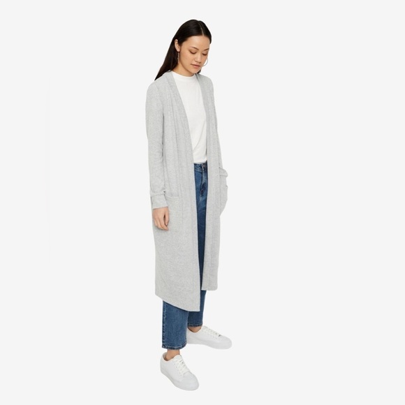 NOISY MAY | Gray Long Open Cardigan - Picture 8 of 13